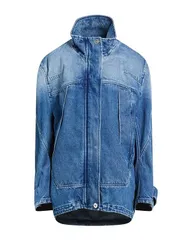 ヴェルサーチ レディース アウター ジャケット・ブルゾン デニムブルゾン VERSACE Blue ブルーのサムネイル