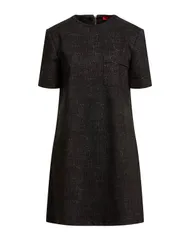 【送料無料】 マックスアンドコー レディース ワンピース トップス ミニワンピース・ドレス Black