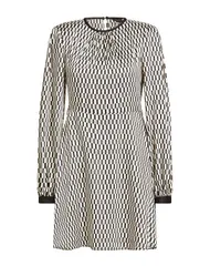 【送料無料】 リュージョー レディース ワンピース トップス ミニワンピース・ドレス Black