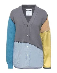 モスキーノ レディース アウター カーディガン MOSCHINO Lead Gray グレーのサムネイル