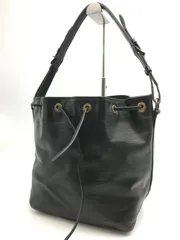 LOUIS VUITTON　ルイヴィトン　ショルダーバッグ　プチノエ　エピ　巾着　肩掛け　ブラック系　1240