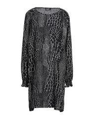 【送料無料】 リュージョー レディース ワンピース トップス シルクドレス Black