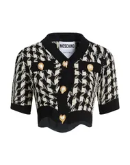 モスキーノ レディース アウター カーディガン MOSCHINO Black ブラックのサムネイル