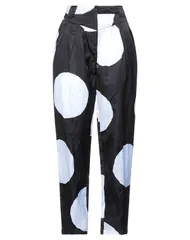 【送料無料】 マニラグレース レディース カジュアルパンツ ボトムス パンツ Black