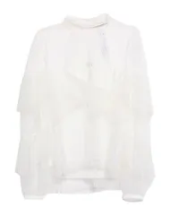 【送料無料】 ツインセット レディース シャツ トップス トップス White