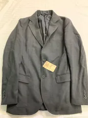無印良品 ウール混 ブレザー コート ジャケット  チャコールグレー
