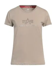 アルファインダストリーズ レディース トップス Tシャツ ALPHA INDUSTRIES Khaki カーキのサムネイル