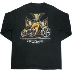 Size【XL】 VINTAGE ヴィンテージ West Coast Choppers ウェストコーストチョッパーズ Motorcycle Logo LS Tee ロンT 黒 【中古品-良い】 30005906