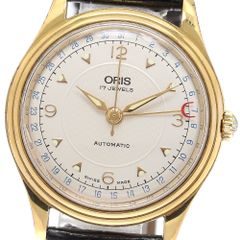 ORIS オリス 7485 Cal.690ワールドタイマー 自動巻 裏スケ 美品 - メルカリ