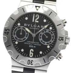ベルト訳あり ブルガリ BVLGARI SCB38S ディアゴノ スクーバ クロノグラフ 自動巻き メンズ _944081のサムネイル