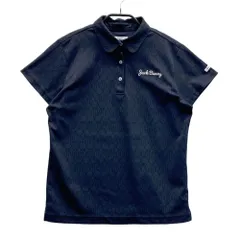 サイズ：1 JACK BUNNY ジャックバニー  半袖ポロシャツ ウサギ柄 ネイビー系 [240101588514] ゴルフウェア レディース ストスト