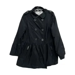 キッズ5Y/バーバリー ポケット ジッパー トレンチ ジャケット