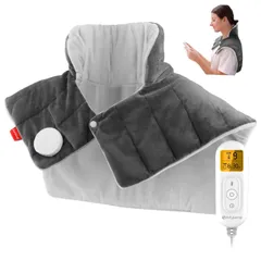 【数量限定】Comfytemp 電気肩パッド 肩 あたため 電気ホットマット 9段階温度調整 11段階タイマー機能付き 電気マット 一人用 ホットカーペット 省エネ 防寒対策 洗濯可能 過熱防止 防臭 ダニ退治 高級フランネル生地 加熱 肩当て 自宅 腹/背中