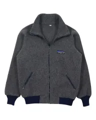 1980s USA パタゴニア フールジップアップ ファイルフリースジャケット ビッグタグ ヴィンテージ アメリカ製