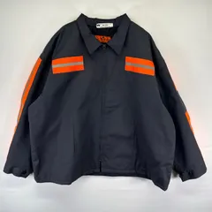 古着 レッドキャップ RED KAP ジャケット フルジップ リフレクター 中綿 大きいサイズ ワーク 4XL  グレー系 メンズのサムネイル