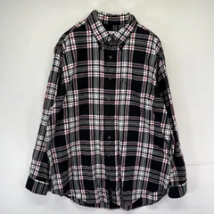 古着 ブルックスブラザーズ Brooks Brothers 長袖シャツ ボタンダウン 胸ポケット ネピスタグ L  ブラック系 チェック メンズのサムネイル