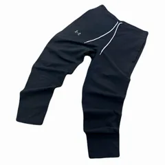 アンダーアーマー ジョガーパンツ メンズ L ルーズフィット ブラック 腰紐付き 裏地フリース 黒 スウェットパンツ トレーニングウェア