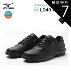 種類7：ブラック/24.5cm [日本全国送料無料！] MIZUNO(ミズノ) LD40 VI GTX (ウォーキングシューズ) ユニセックス ブラック [B1GD220709]