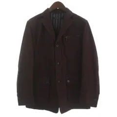 インターメッツォ INTERMEZZO ジャケット ジップアップ 長袖 S バーガンディ