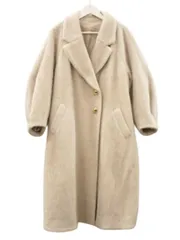 スナイデル SNIDEL シャギーロングコート 0 ベージュ 上着 アウター