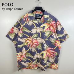 Polo ビンテージ ラルフローレン CALDWELL アロハシャツ 開襟シャツ