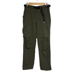  コロンビア Columbia メンズ 2WAY コンバーチブル カーゴパンツ 撥水 ストレッチ素材 ナイロン Mサイズ カーキ オリーブ PM4410【ZY4】