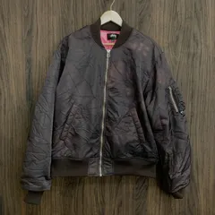 STUSSY ステューシー 115694 DYED NYLON BOMBER MA-1 ジャケット Lサイズのサムネイル