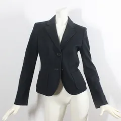 【美品】Paul Smith BLACK ポールスミス ジャケット 40 M 9号 レディース 裏地デザインプリント