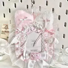 硬質ケース ハンドメイド デコ トレカケース レースデコ