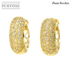 ポンテヴェキオ Ponte Vecchio ダイヤ 1.10ct イヤリング K18 YG イエローゴールド 750 PV Earrings 90316827のサムネイル