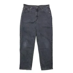 90s LEVIS リーバイス 550 ブラックデニム パンツ USA製 後染め