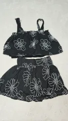 ザラ 女の子 花柄 上下セット 10y