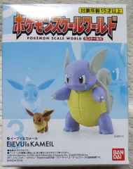 バンダイ ポケモンスケールワールド カントー地方 イーブイ&カメール 3