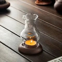 キャンドルホルダー キャンドルスタンド ランタン ヴィンテージ レトロ ガラス インテリア 装飾 パーティー リビング ダイニング オシャレ 可愛い 寝室 インテリア雑貨 癒しグッズ キャンプ BBQ