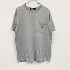 POLO BY RALPH LAUREN　ラルフローレン　半袖Tシャツ　胸ポケット　灰色　グレー　Lサイズ　古着