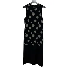  バイラ bajra レディース ワンピース ロング ドット柄 シルク混 黒 2(M相当) 品番不明【ZY4】のサムネイル