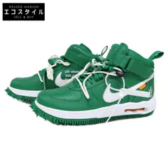 NIKE ナイキ ×Off-White DR0500ｰ300 AIR FORCE 1 MID SP LTHR スニーカー 27