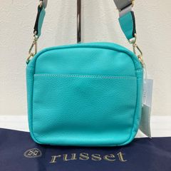 販売終了カラー】russet エンボスモノグラムショルダーバック ライト 