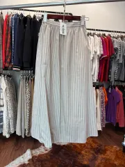 日本 ヴィンテージ ストライプ ロング スカート