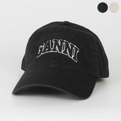 即発！【新品タグ付き】GANNI ドット キャップ ブラック 完売人気