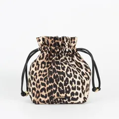 ガニー GANNI バッグ ハンドバッグ PRINTED BOU BUCKET POUCH [レオパード 巾着 ミニバッグ] レディース B3010069のサムネイル