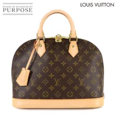 新品同様 ルイ ヴィトン LOUIS VUITTON モノグラム アルマ PM ハンド バッグ ブラウン M53151 Monogram Alma PM 90319779