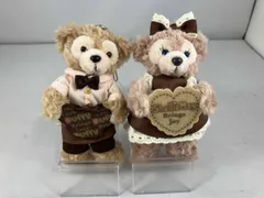 バレンタイン スウィートダッフィー2011 ダッフィー　シェリーメイ ぬいぐるみバッジ