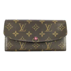 LOUIS VUITTON ルイヴィトン モノグラム ポルトフォイユエミリー 長財布 M60697 フューシャ 【♀】【B】【レディース】★■611059【中古】
