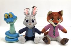 新品 ズートピア2 ぬいぐるみ Lぬいぐるみ ニック ジュディ ゲイリー