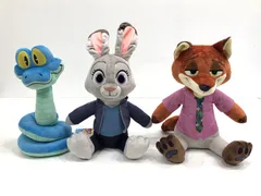 【小牧店】タグ付き　ズートピア2　Lぬいぐるみ　3体セット 【T743-3746】