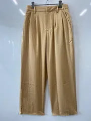 ピC448⚫︎NANO universe⚫︎ナノ・ユニバース⚫︎ズボン⚫︎ワイドパンツ⚫︎レディース⚫︎size F⚫︎ベージュ⚫︎日本製