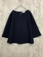 KUMIKYOKU 組曲 フレアスリーブ ブラウス シャツ size2/紺 ■◇ レディース