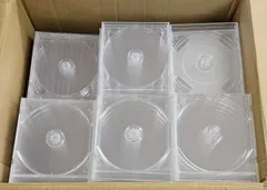 【W9-21】☆CDケース まとめ売り 1枚用 107枚 2枚組用 11枚 3枚組用 1枚