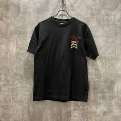 LOW BLOW KNUCKLE ベティーモーターサイクル 半袖Tシャツ size M ブラック 